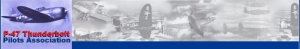 The P-47 Pilot Association website banner (Courtesy http://p47pilots.com/)